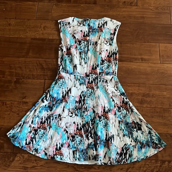 French Connection 'Isla' Ripple Print Jersey Fit & Flare Dress - Picture 11 of 13